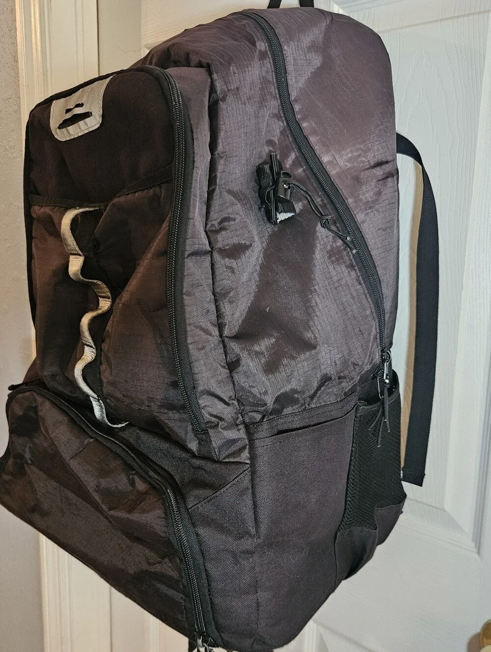 Athletico Lacrosse Bag Lacrosse Backpack Black & Gray Bag XXL